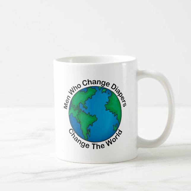 Mug Les hommes qui changent des couches-culottes (Droite)
