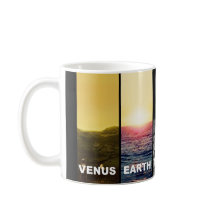 Les horizons de la terre de Vénus musardent Mars
