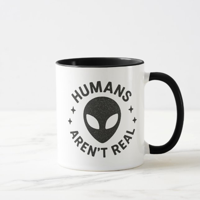 Mug Les humains ne sont pas réels (Droite)