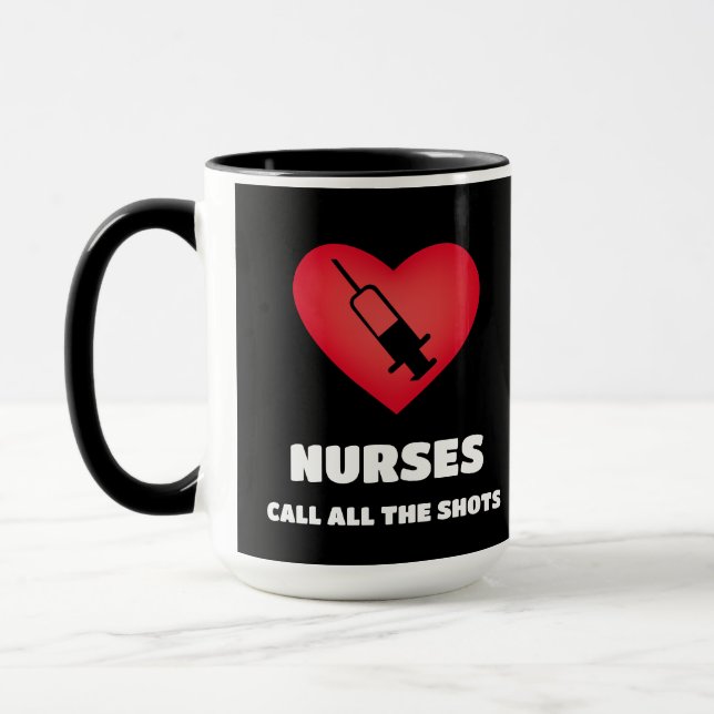 Mug Les Infirmières Appelent Les Tirs (Gauche)