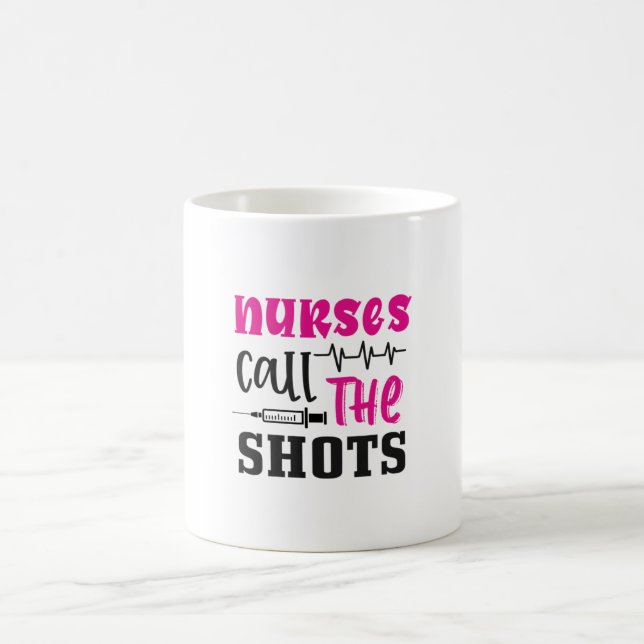 Mug Les Infirmières-Cadeaux Appelent Les Chaussures (Centre)