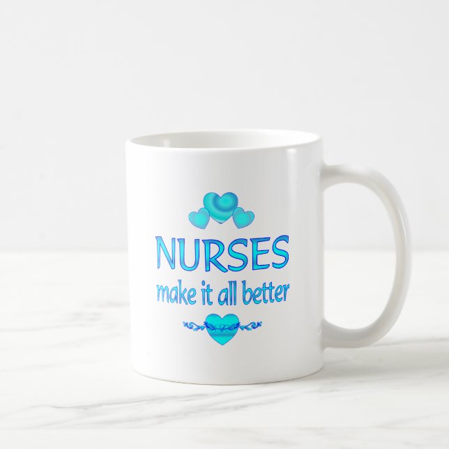 Mug Les infirmières le rendent meilleur (Droite)