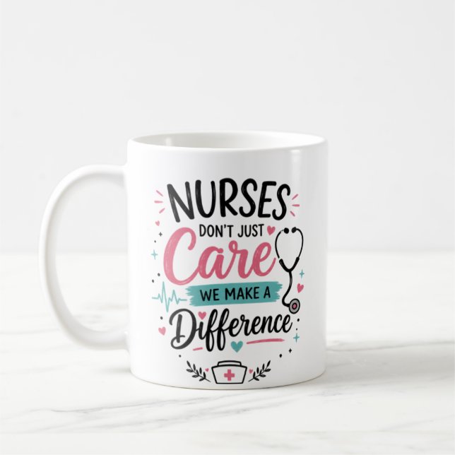 Mug Les infirmières ne font pas que soigner, nous fais (Gauche)