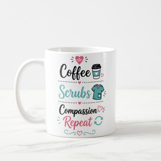 Mug Les infirmières ne font pas que soigner, nous fais (Gauche)