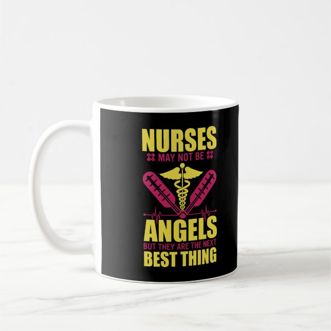 Mug Les Infirmières Ne Sont Pas Des Anges (Gauche)
