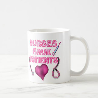 Mug Les infirmières ont des patients !