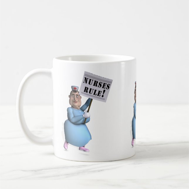 Mug Les infirmières règnent ! (Gauche)