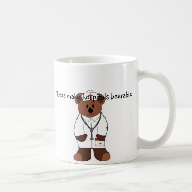Mug Les infirmières rendent les hôpitaux... (Droite)