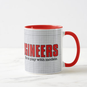 Mug Les ingénieurs de design aiment jouer avec des mod