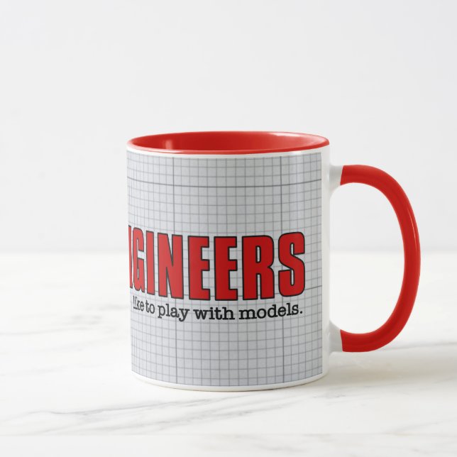 Mug Les ingénieurs de design aiment jouer avec des mod (Droite)