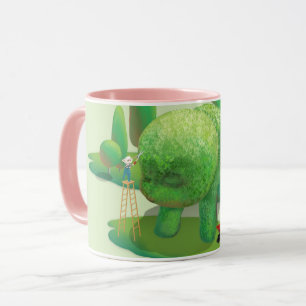 Mug Les jardiniers de chats et les animaux verts
