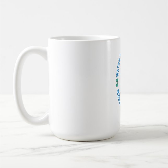 Mug Les Joueurs De Polo D'Eau Sont Des Sirènes En Bata (Gauche)