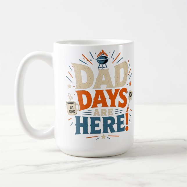 MUG LES JOURS DES PAPA SONT ARRIVÉS (Gauche)