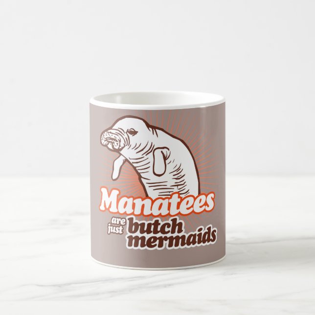 MUG LES LAMANTINS SONT JUSTE LES SIRÈNES DE VIRAGO - (Centre)