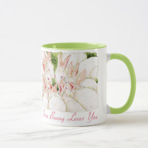 Mug Les lapins blancs un "certain lapin vous aime"