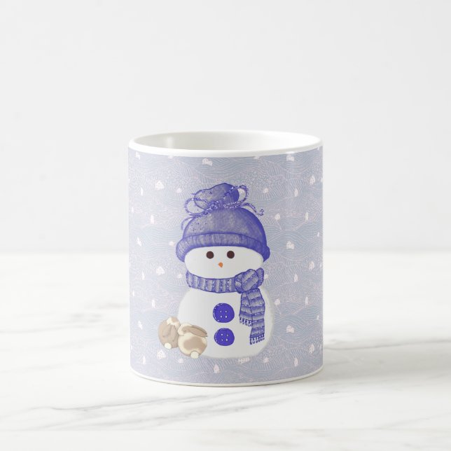 Mug Les lapins de neige et de sommeil (Centre)