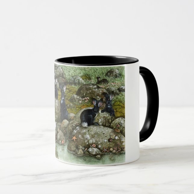 Mug Les lapins noirs de Hy-Brasil (Devant droit)