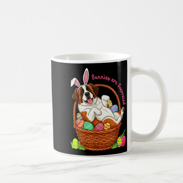 Mug Les lapins sont surestimés Pâques st bernard dans  (Droite)
