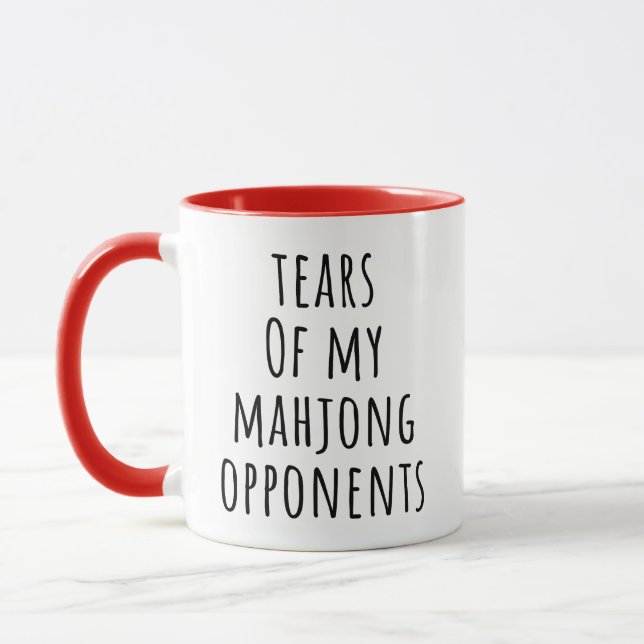 Mug Les Larmes Drôles de Mes Adversaires de Mahjong (Gauche)