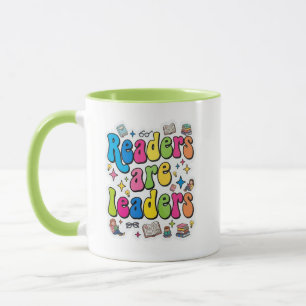 Mug Les lecteurs sont des leaders - amateur de livres