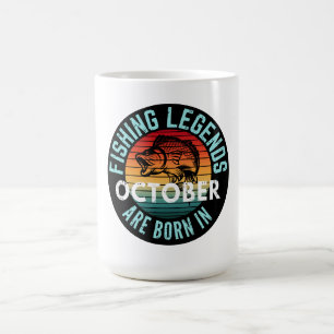 MUG LES LÉGENDES DE PÊCHE NÉCESSITENT D'OCTOBRE