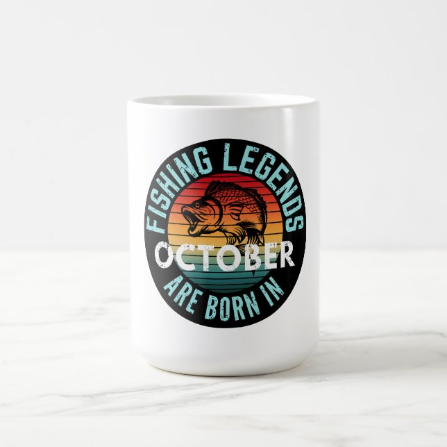 MUG LES LÉGENDES DE PÊCHE NÉCESSITENT D'OCTOBRE (Centre)