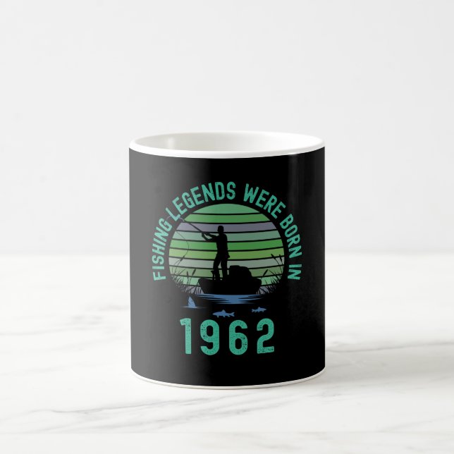 Mug Les Légendes De Pêche Sont Nées En 1962 (Centre)