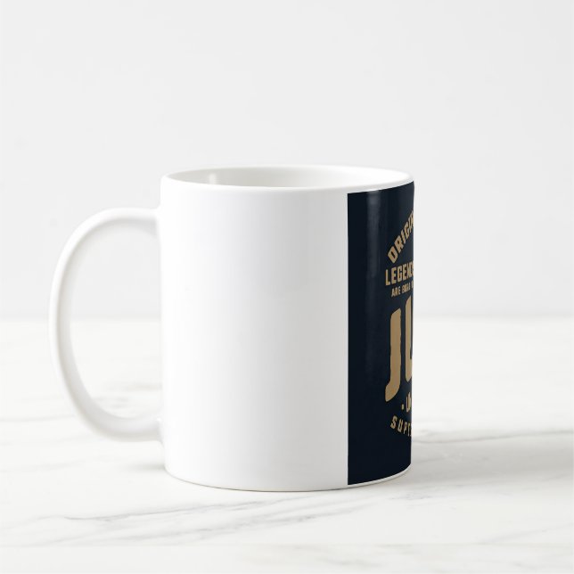 Mug Les légendes naissent en juillet Qualité originale (Gauche)