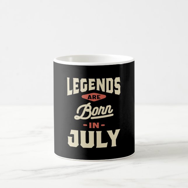 Mug Les légendes sont nées en Juillet - Juillet Annive (Centre)