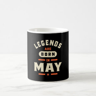 Mug Les légendes sont nées en mai - mai Anniversaire