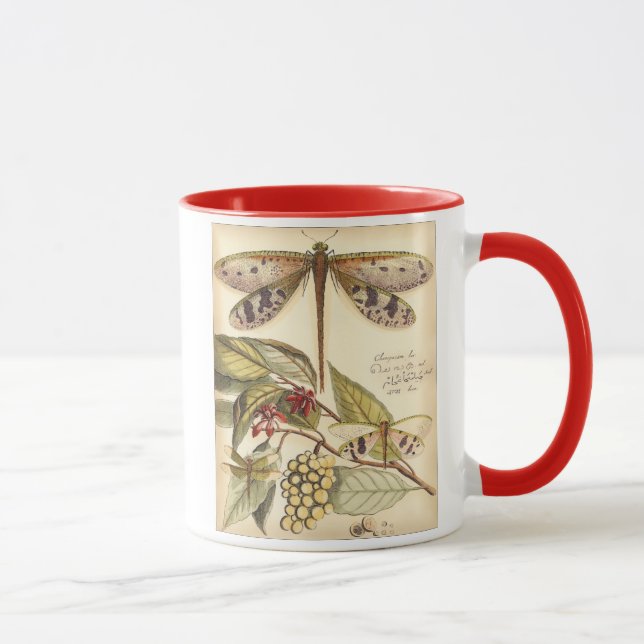 Mug Les libellules aux Feuilles et aux fruits (Droite)
