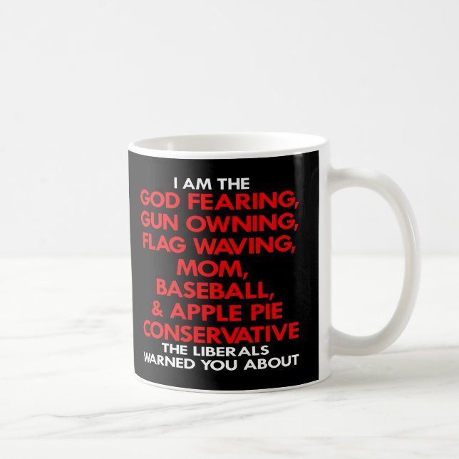 Mug Les libéraux noirs vous ont avertis environ (Droite)