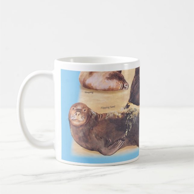 Mug Les lions de mer au travail (Gauche)
