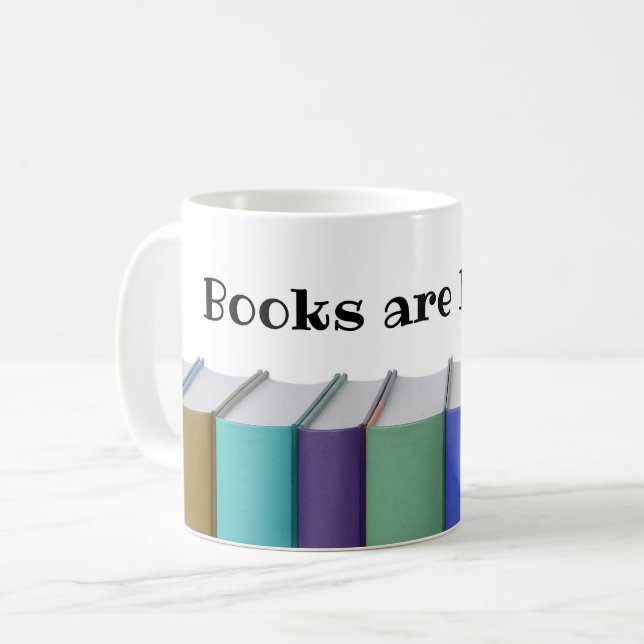 Mug Les livres sont meilleurs (Devant gauche)