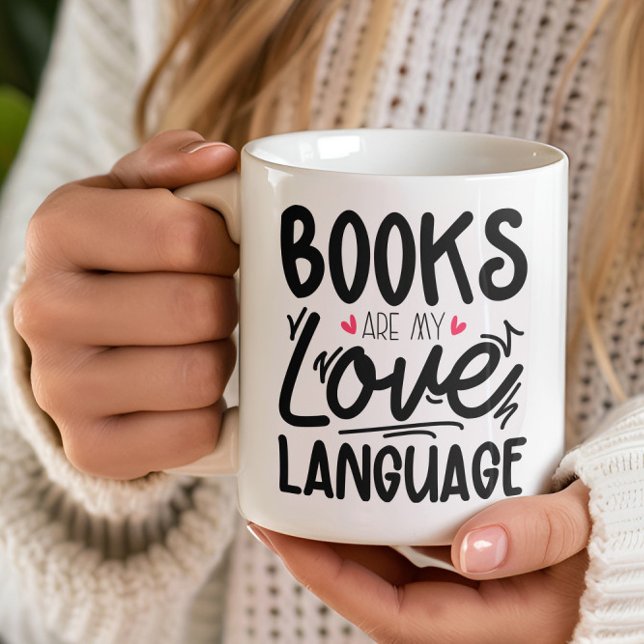 Mug Les Livres Sont Mon Amour Langue Lecture Cool Louv (Créateur téléchargé)