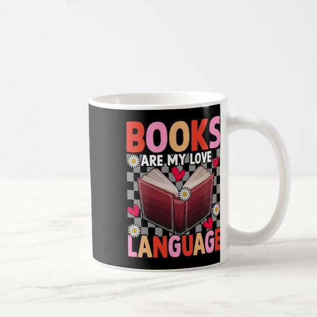 Mug Les livres sont mon langage de l'amour Lectrice am (Droite)