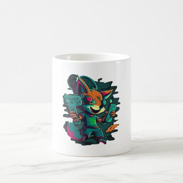 Mug Les loups jouent à des jeux (Centre)