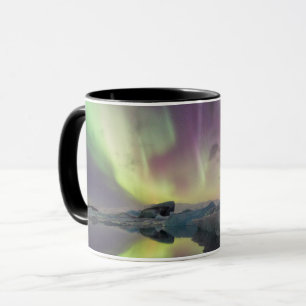 Mug Les lumières d'Aurora se reflètent dans la lagune