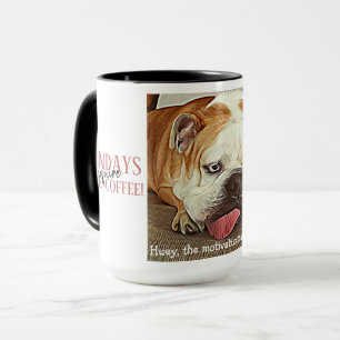 Mug Les lundis ont besoin de café fatigué taurchien la