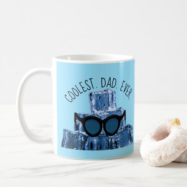 Mug Les lunettes de soleil les plus cool sur des glaço (Avec donut)