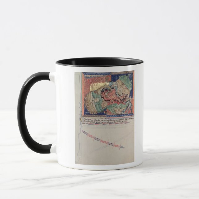Mug Les mâchoires de l'enfer avalant le dragon rouge (Gauche)