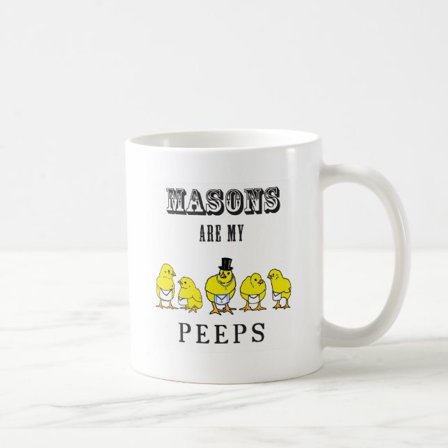Mug Les maçons sont mes piaulements (Droite)