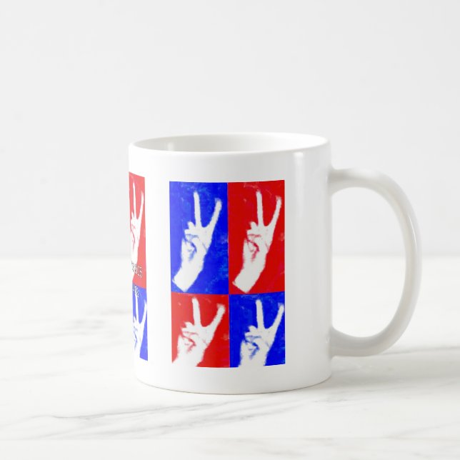 Mug Les mains de Paix-Prêtent le vôtre (Droite)