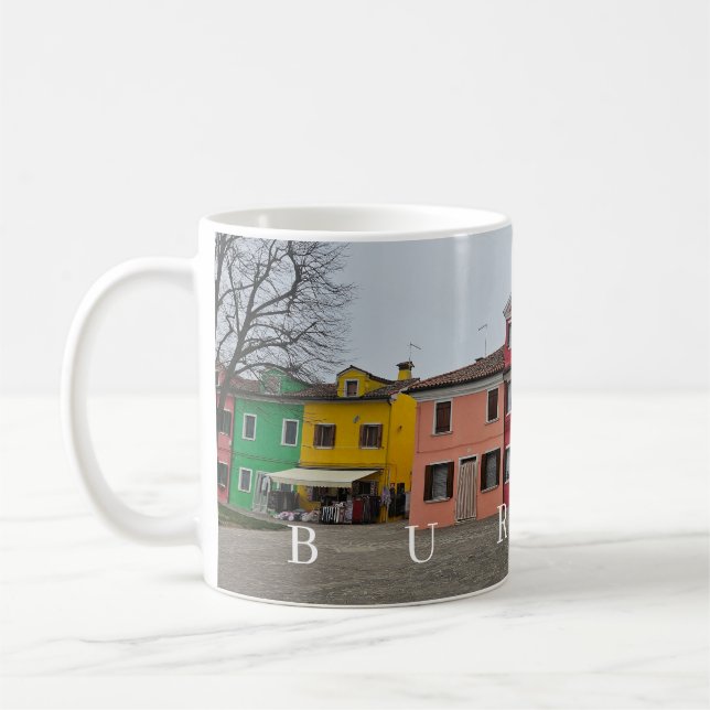 Mug Les maisons de l'île de Burano vue (Gauche)