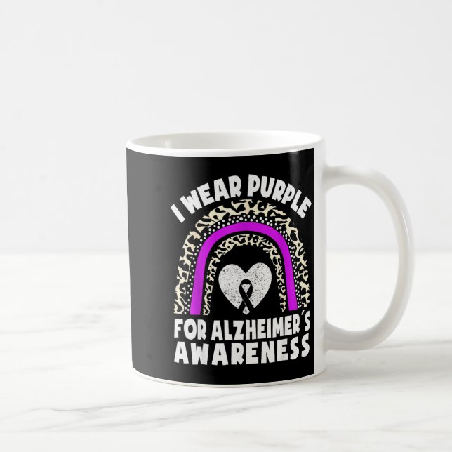 Mug Les malades d'Alzheimer portent du violet pour la  (Droite)