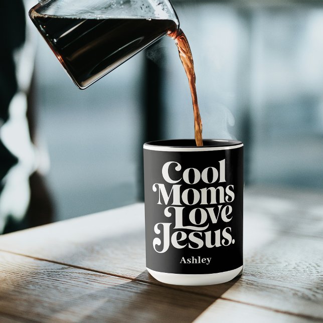 Mug Les mamans cool aiment Jésus (Créateur téléchargé)