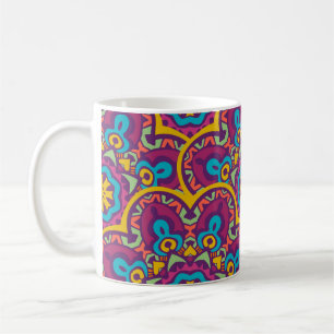 Mug Les mandalas tribaux sans couture ethnique indiens