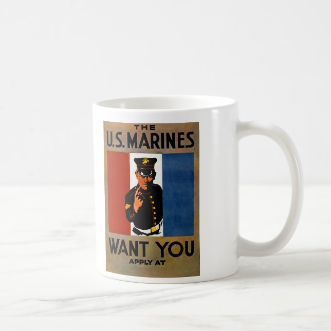 Mug Les marines vous veulent (Droite)