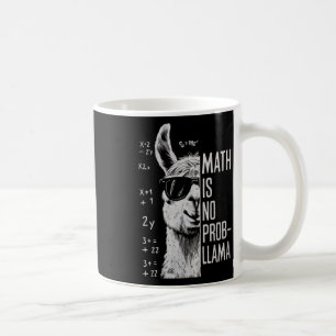 Mug Les maths ne sont pas un problème-llama drôle Lama