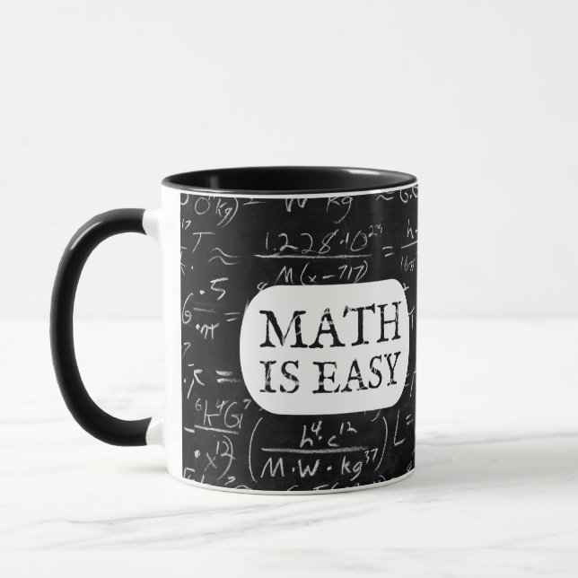 MUG LES MATHS SONT FACILES (Gauche)